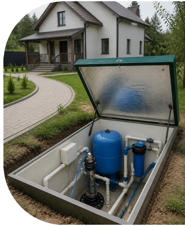Автономное водоснабжение дома в Чистополе от 153585 р. | АПаруса-Чст