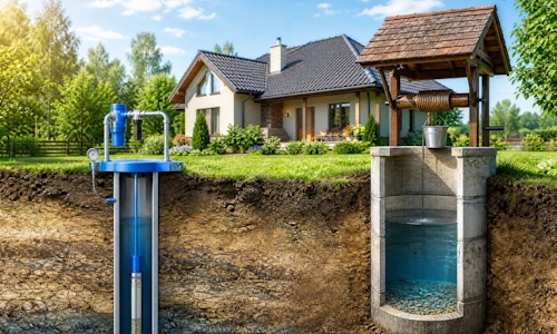Автономное водоснабжение загородного дома Чистополь: скважина или колодец 